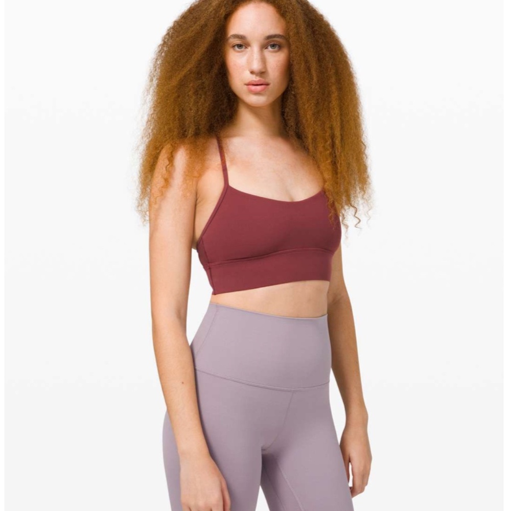 Lululemon Flow Y Bra Long Line Nulu *Light Support, B/C Cup Savannah - Picture 3 of 6